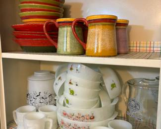 B.C. comics bowls, cups, pitchers