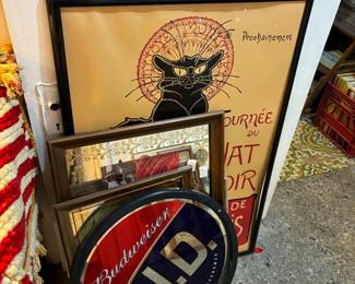 Vintage beer signs