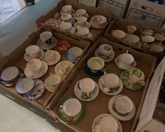 Vintage tea cups