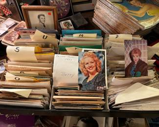 Hundreds of vintage celebrity pictures and post cards