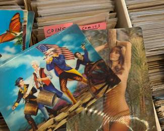 Risque holographic post cards