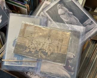 Antique baseball post cards