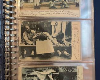 Chinese post cards, executions, beheadings 