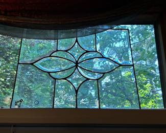 Leaded glass window