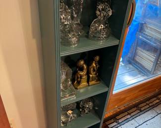 Narrow accent shelf that matches a slew of other pieces in the home