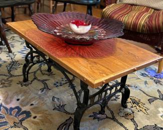 Gorgeous antique White sewing machine table