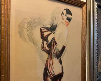 Original artwork - Art Deco woman
