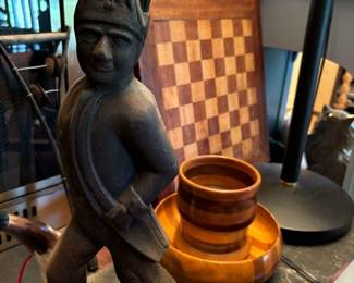 Cast iron Hessian soldier