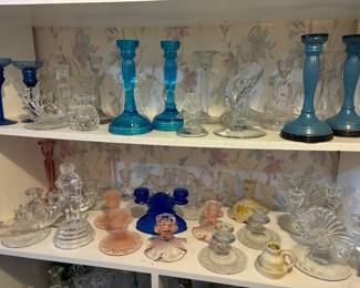 Mid century / art deco candle stick holders