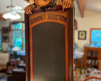 Kitchen chef chalk board