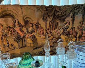 Beautiful antique tapestry 