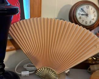 Art deco fan lamp