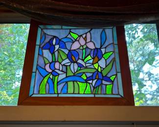 Stained glass panel