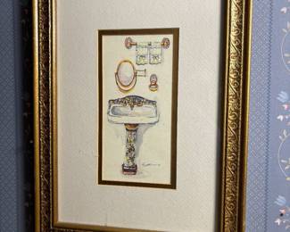 Cute watercolor Signed