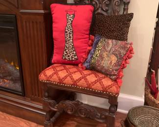 Small antique wooden chair