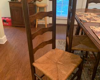 Close up view of chair