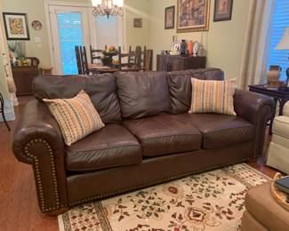 Leather sofa