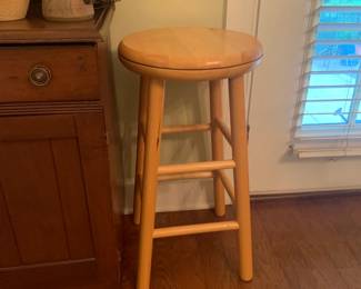small wooden stool