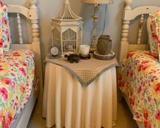 small round table, home accents