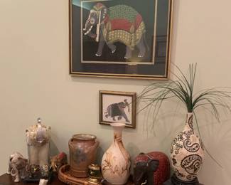 Elephant and other home accents