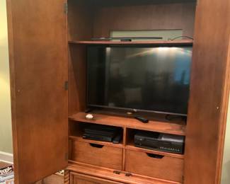 Inside view of cabinet