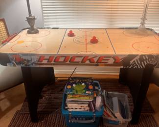 Air hockey machine