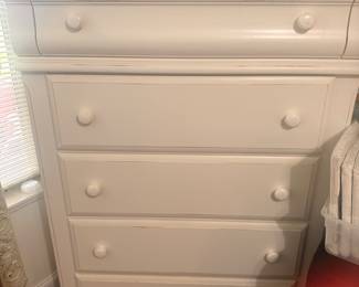 White dresser