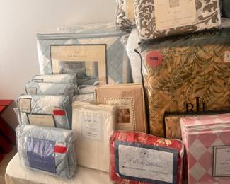 Sheets still in the package for queen and king size