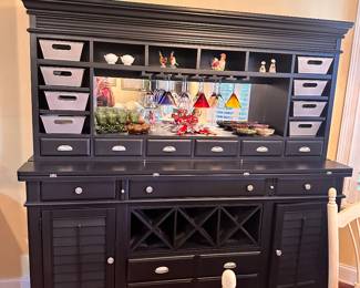 Beautiful black breakfront