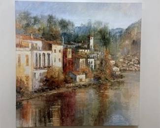 Michael Longo Amalfi Coast Canvas Print