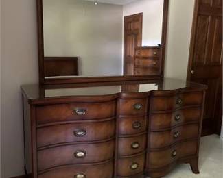 Drexel Travis Court Mirrored Dresser