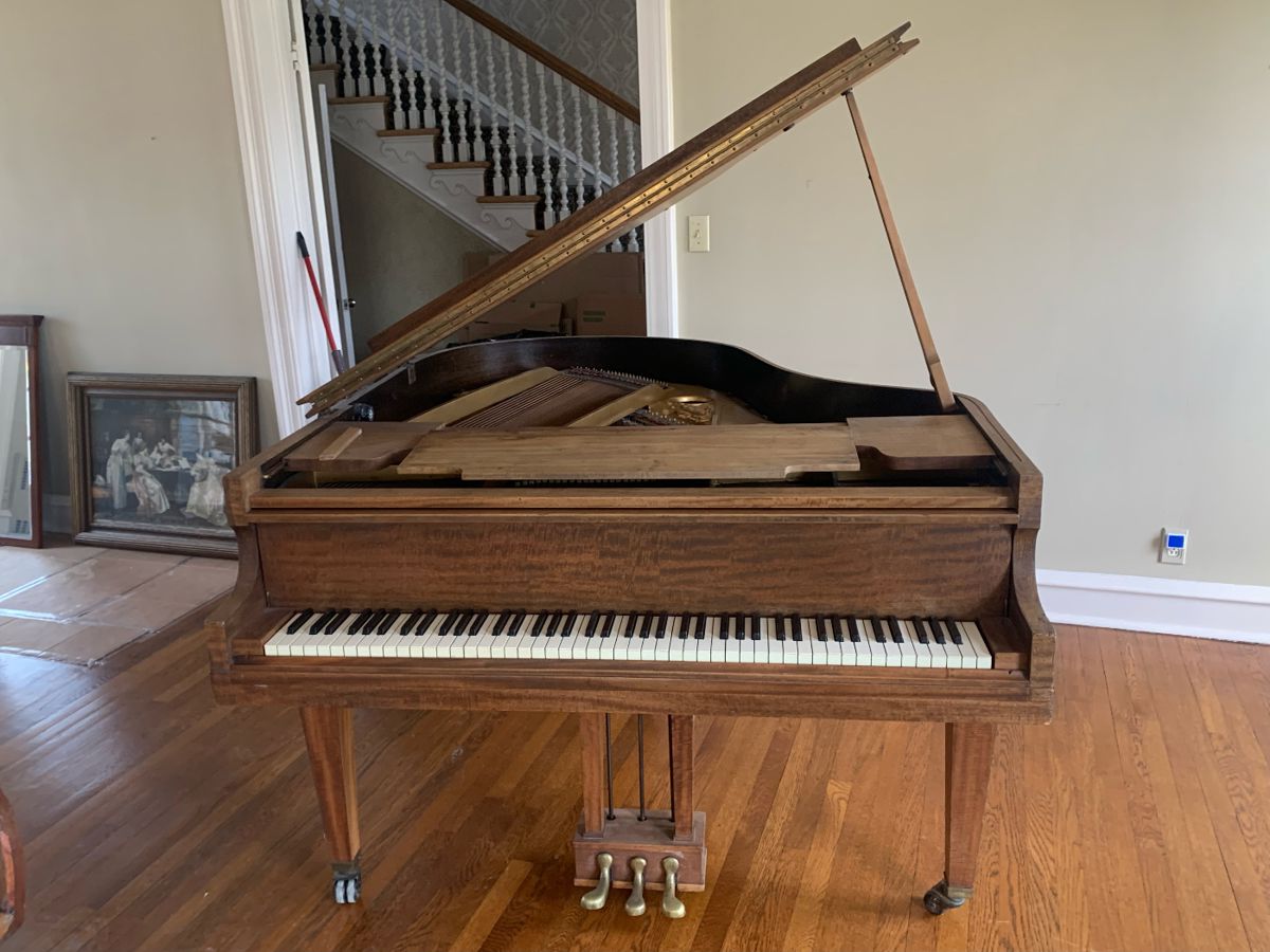 Vintage Lyons & Healy Grand Piano 