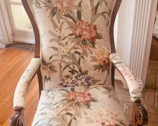 Vintage Highback Victorian Chair 