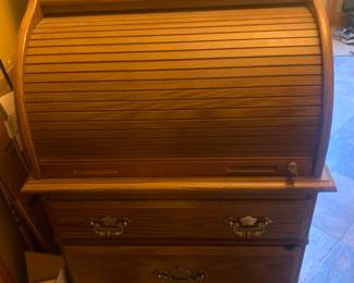Vintage Roll Top Desk 