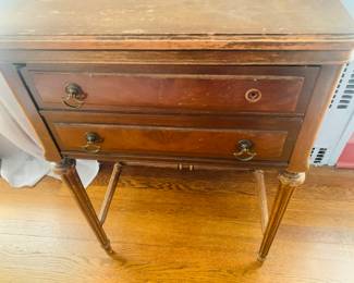 Vintage Sewing Machine Cabinet