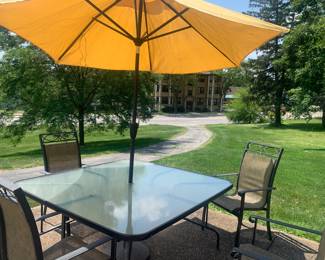 Patio Set ~Umbrella 