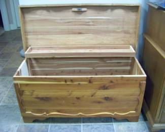 Locally made cedar chest