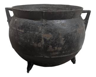 #41 • Large Antique Cast Iron Cauldron