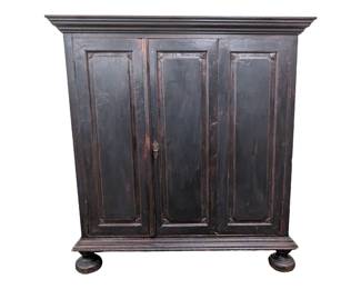 #110 • Antique Asian-Style Farmhouse Cabinet with Shelves