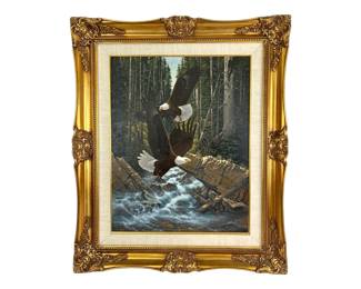 #84 • Derk Hansen: "A Time of Plenty" - Large Signed, Framed Enhanced Print on Canvas