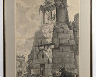 #105 • Giovanni Battista Piranesi 18th Cen. Etching Plate: