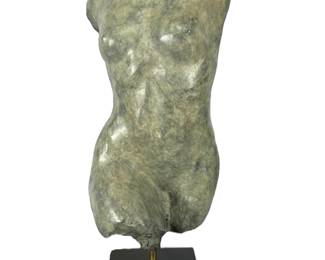 #102 • Christopher Schulz: Metal Sculpture- Female Torso - Signed and Numbered #18/19