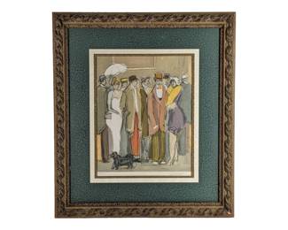 #91 • Isaac Maimon: "After the Show" LE Signed Serigraph #258/275, Framed with COA