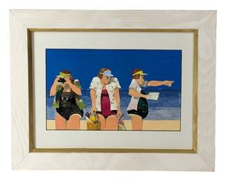 #34 • Don Dahlke: Women Tourists Framed Print
