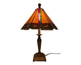 #53 • Stained Glass Mission Table Lamp
