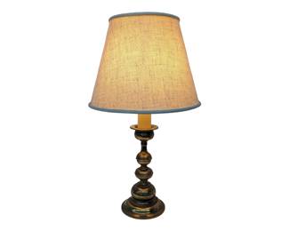 #127 • Mid-Century Brass Table Lamp with Shade