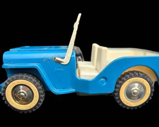 Blue Tonka jeep