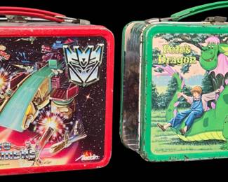 1980's metal lunchboxes