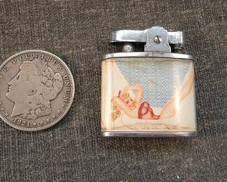 Vintage Risque Pin-Up Lighter