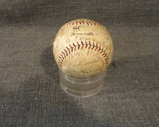 1928 Brooklyn Robins Autographed Team Ball